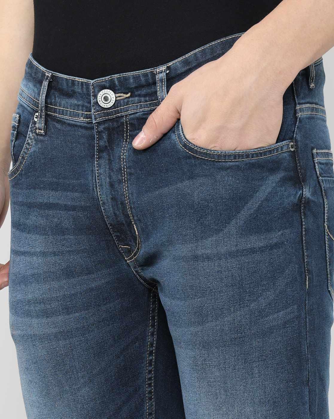 Lee Cooper | Men Mid-Wash Slim Fit Jeans|4