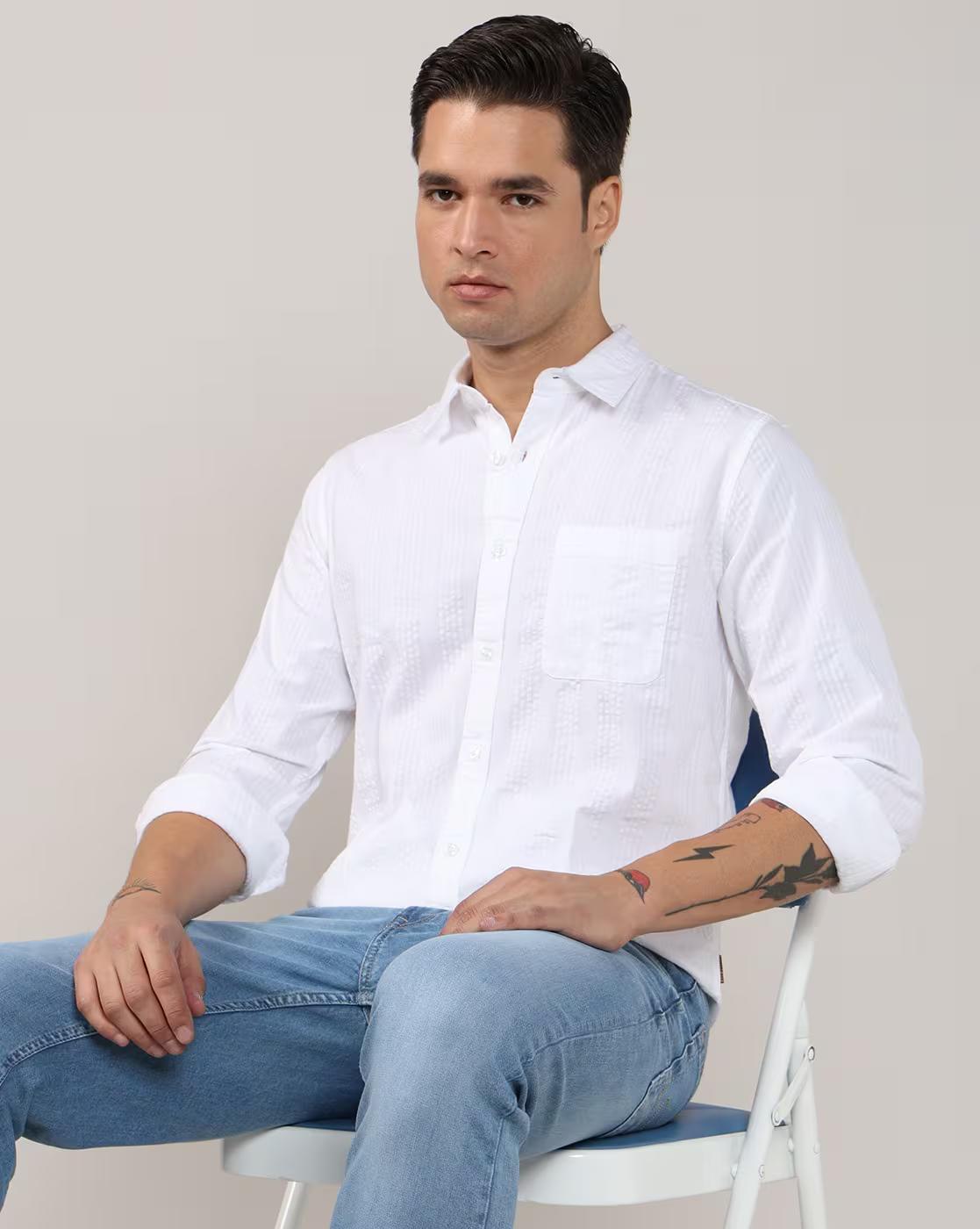 Men Regular Fit Classic Shirt