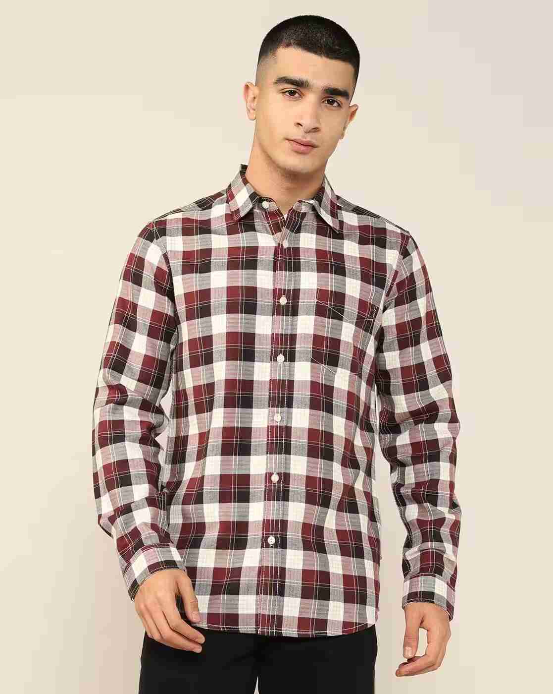 Lee Cooper | Men Checkered Regular Fit Shirt|3