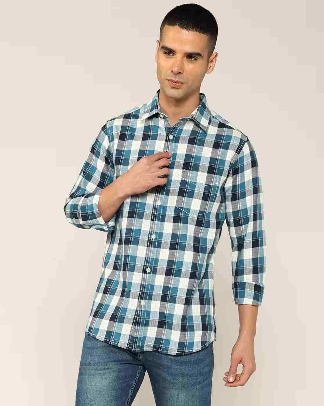 Lee Cooper | Men Checkered Regular Fit Shirt|0