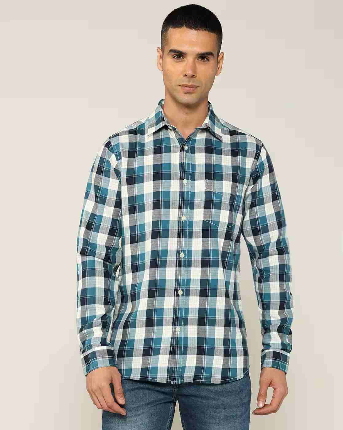 Lee Cooper | Men Checkered Regular Fit Shirt|3