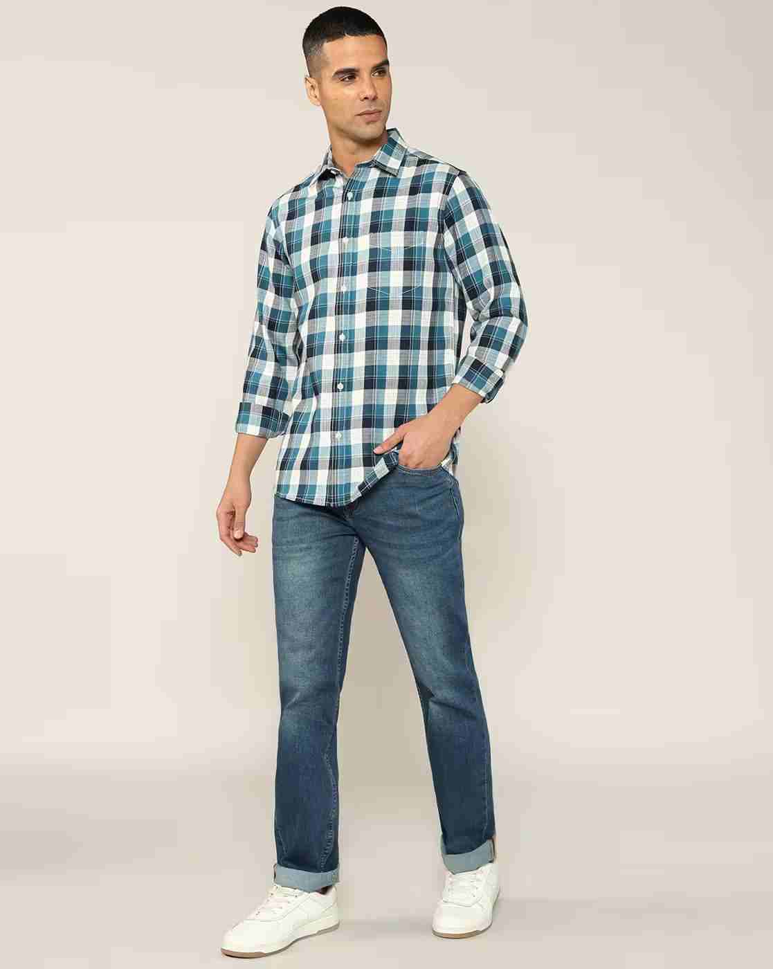 Lee Cooper | Men Checkered Regular Fit Shirt|4