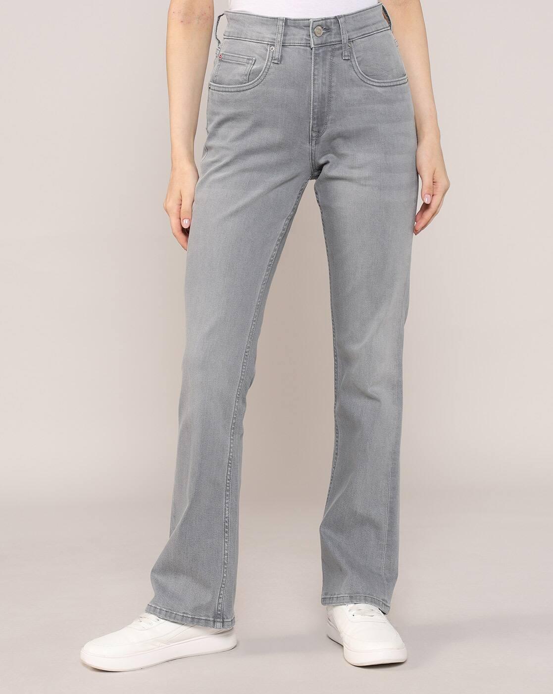 Lee Cooper | Women Lightly Washed High-Rise Bootut Jeans|1