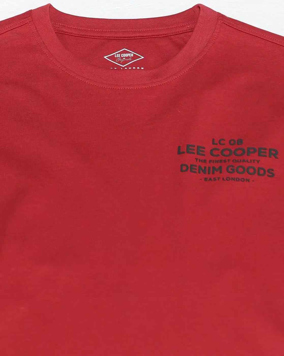 Lee Cooper | Men Graphic Print Relaxed Fit Crew-Neck T-Shirt|6