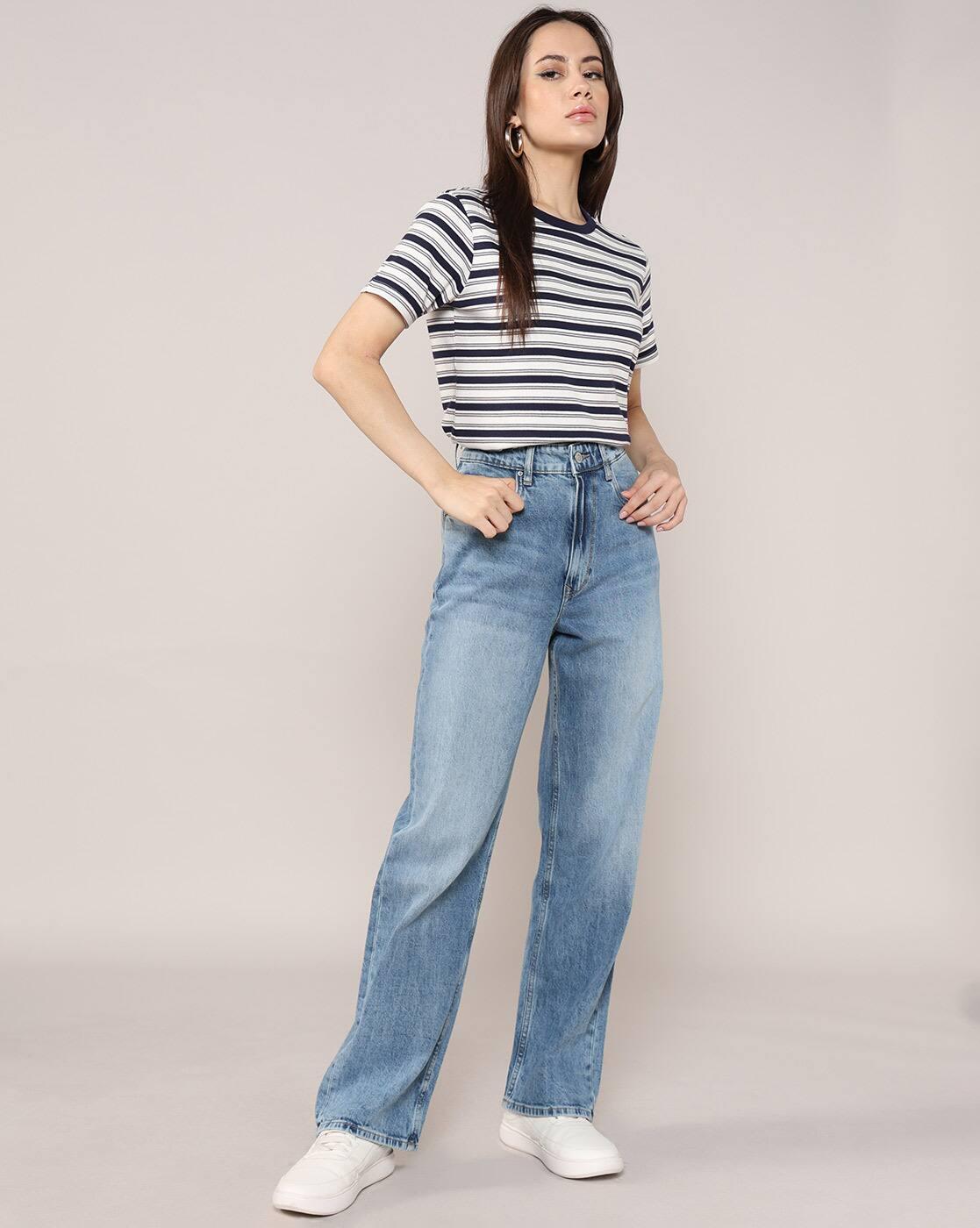 Lee Cooper | Women Lightly Washed Straight Jeans|0