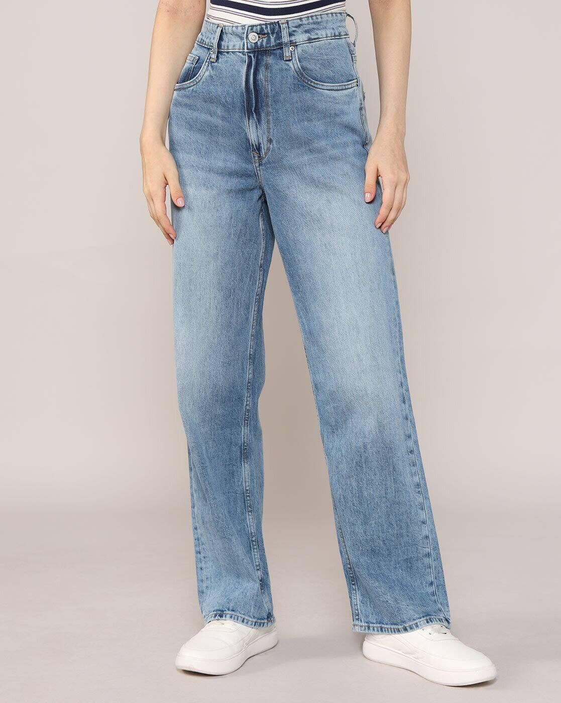 Lee Cooper | Women Lightly Washed Straight Jeans|1
