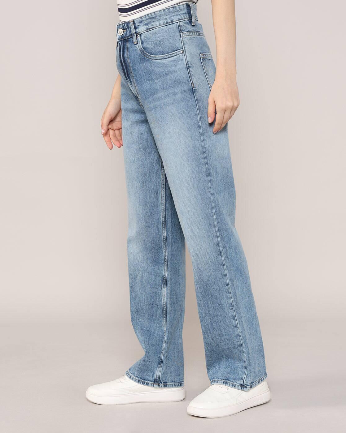 Lee Cooper | Women Lightly Washed Straight Jeans|2