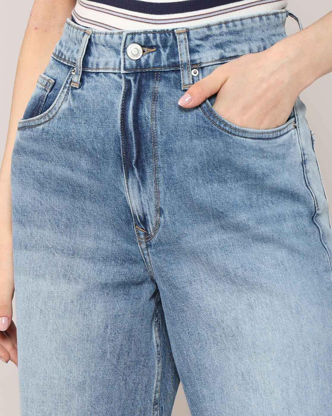 Lee Cooper | Women Lightly Washed Straight Jeans|4
