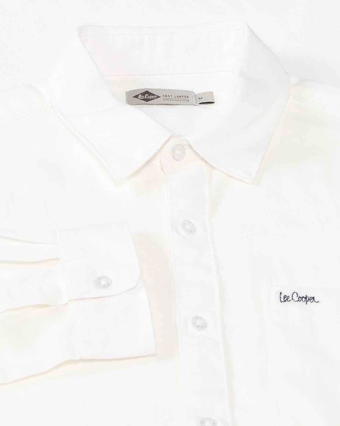 Lee Cooper | Men Regular Fit Shirt with Patch Pocket|6