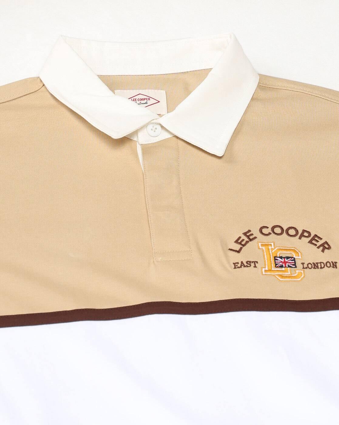 Lee Cooper | Men Colourblock Regular Fit Polo T-Shirt|6