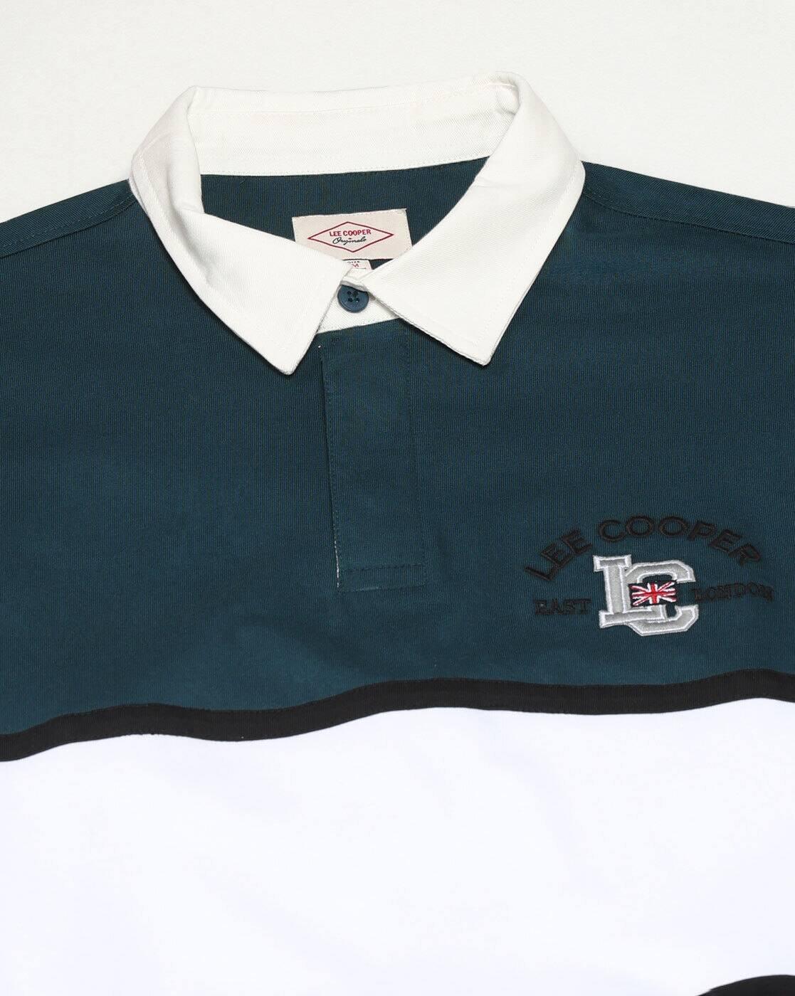 Lee Cooper | Men Colourblock Regular Fit Polo T-Shirt|6