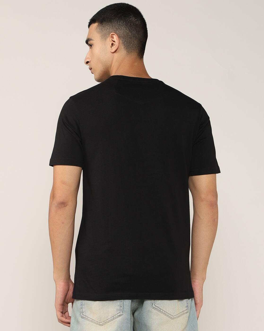 Lee Cooper | Men Typographic Print Regular Fit Crew-Neck T-Shirt|3