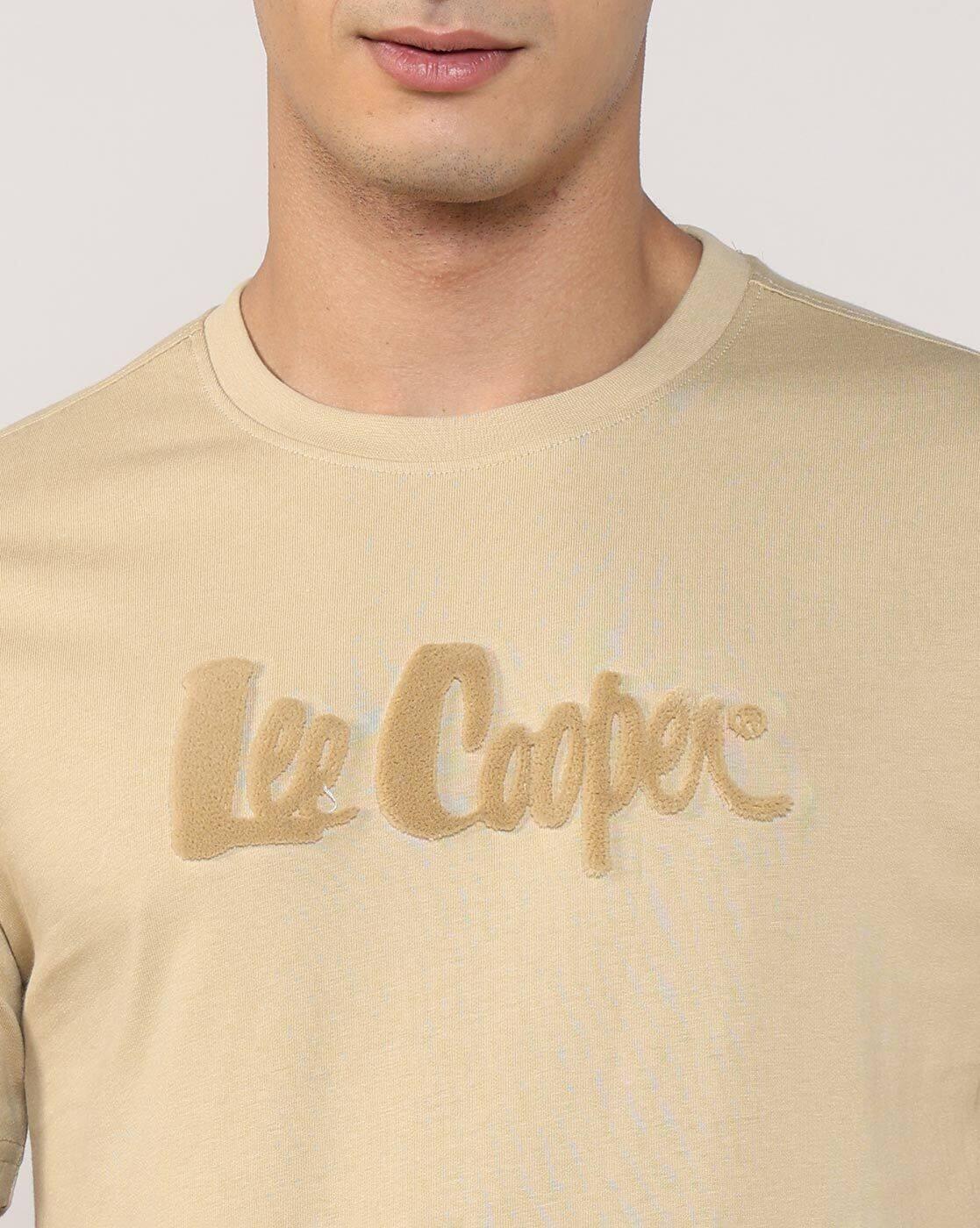 Lee Cooper | Men Brand Print Regular Fit Crew-Neck T-Shirt|5