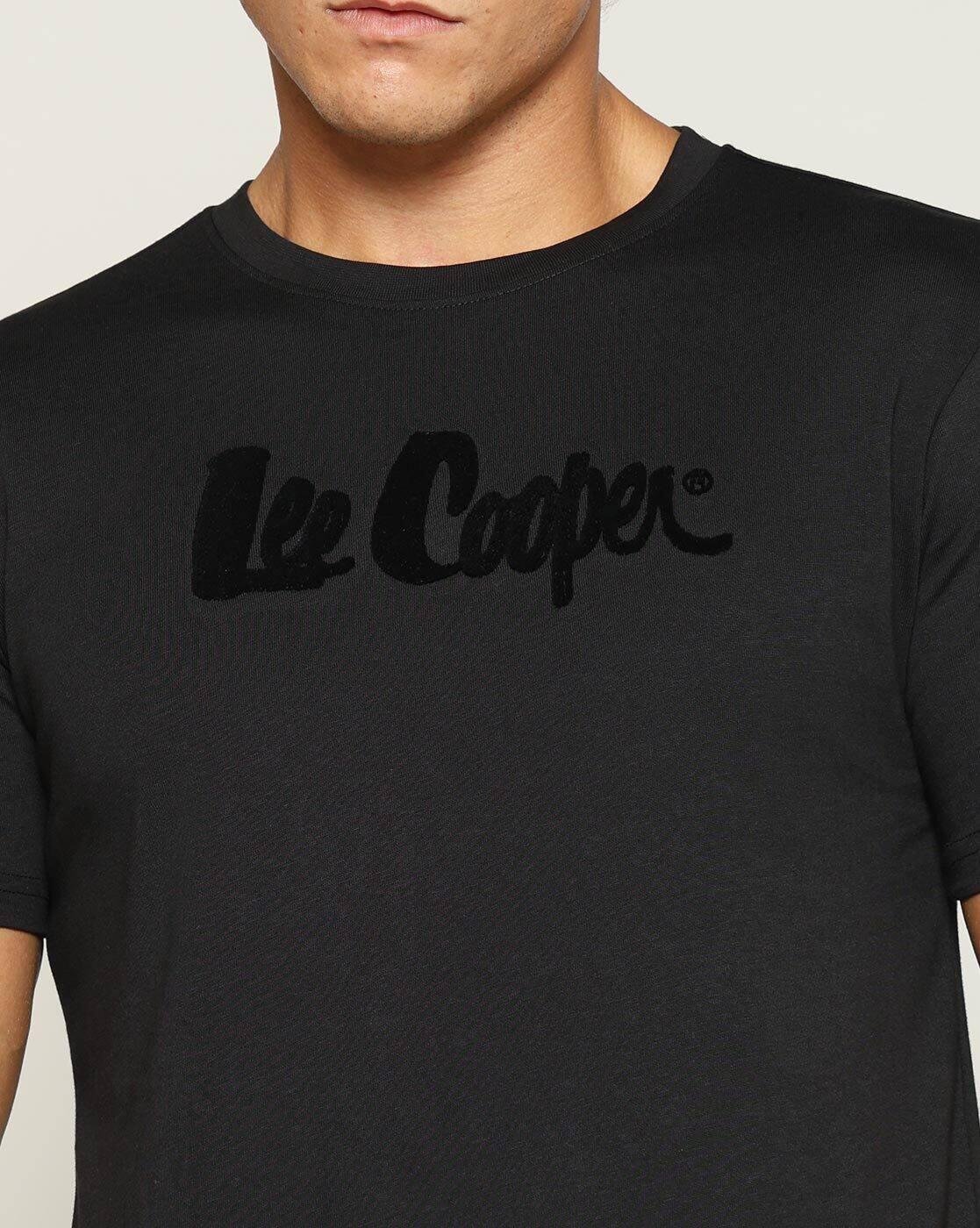 Lee Cooper | Men Brand Print Regular Fit Crew-Neck T-Shirt|4