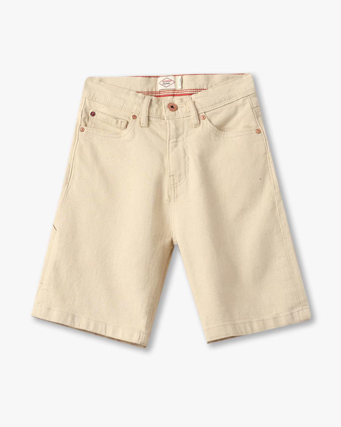 Lee Cooper | Boys Mid-Rise Loose Fit Shorts|0
