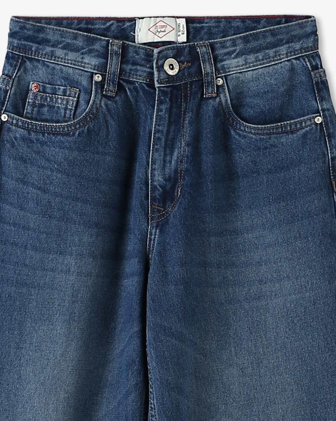 Lee Cooper | Boys Lightly Washed Loose Fit Jeans|2