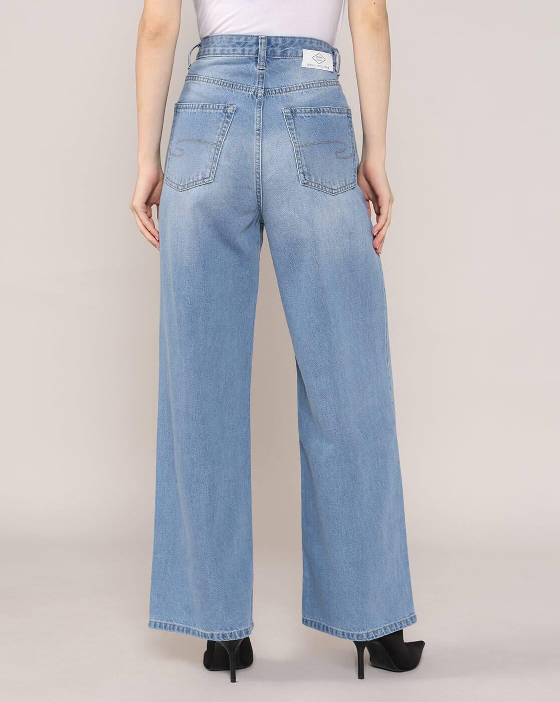 Lee Cooper | Women Lightly Washed High-Rise Staright Jeans|2