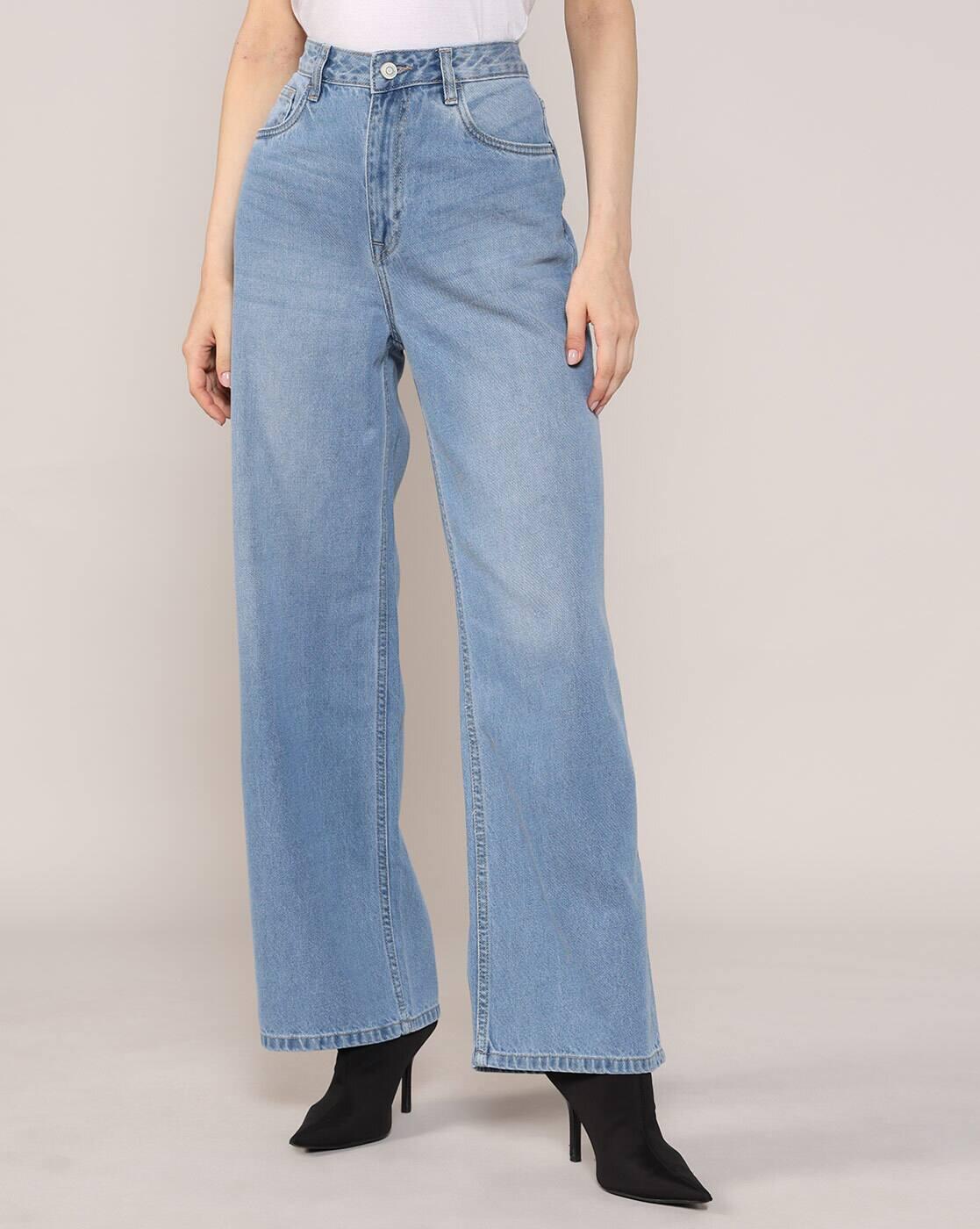 Lee Cooper | Women Lightly Washed High-Rise Staright Jeans|3