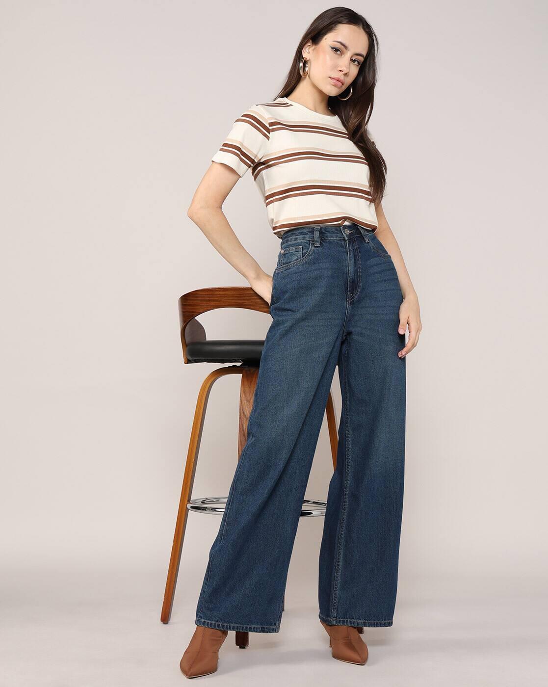 Lee Cooper | Women Lightly Washed High-Rise Straight Jeans|0