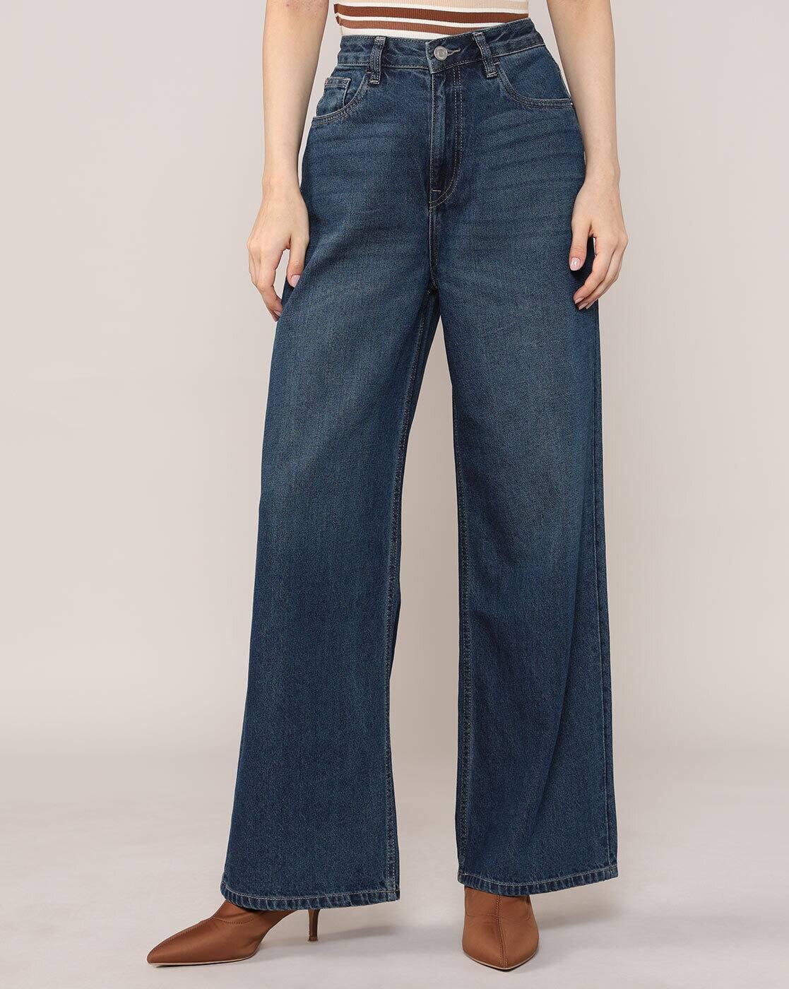 Lee Cooper | Women Lightly Washed High-Rise Straight Jeans|3