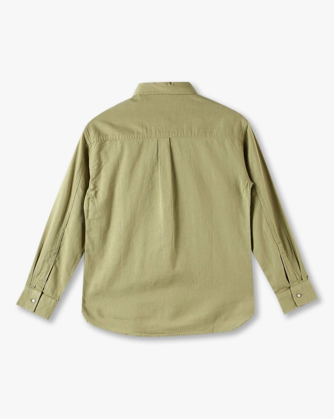 Lee Cooper | Boys Regular Fit Popover Shirt|1