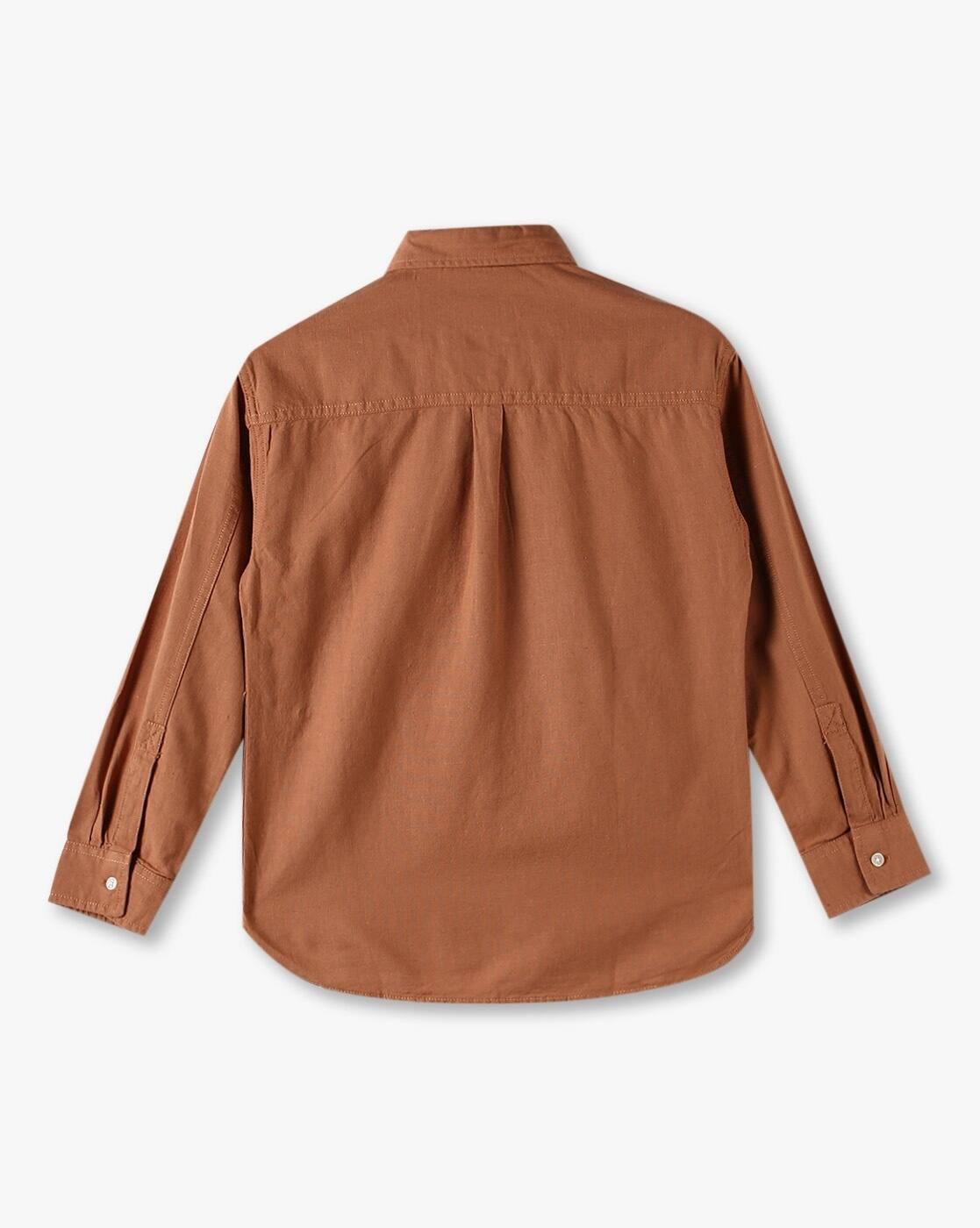 Lee Cooper | Boys Regular Fit Popover Shirt|1