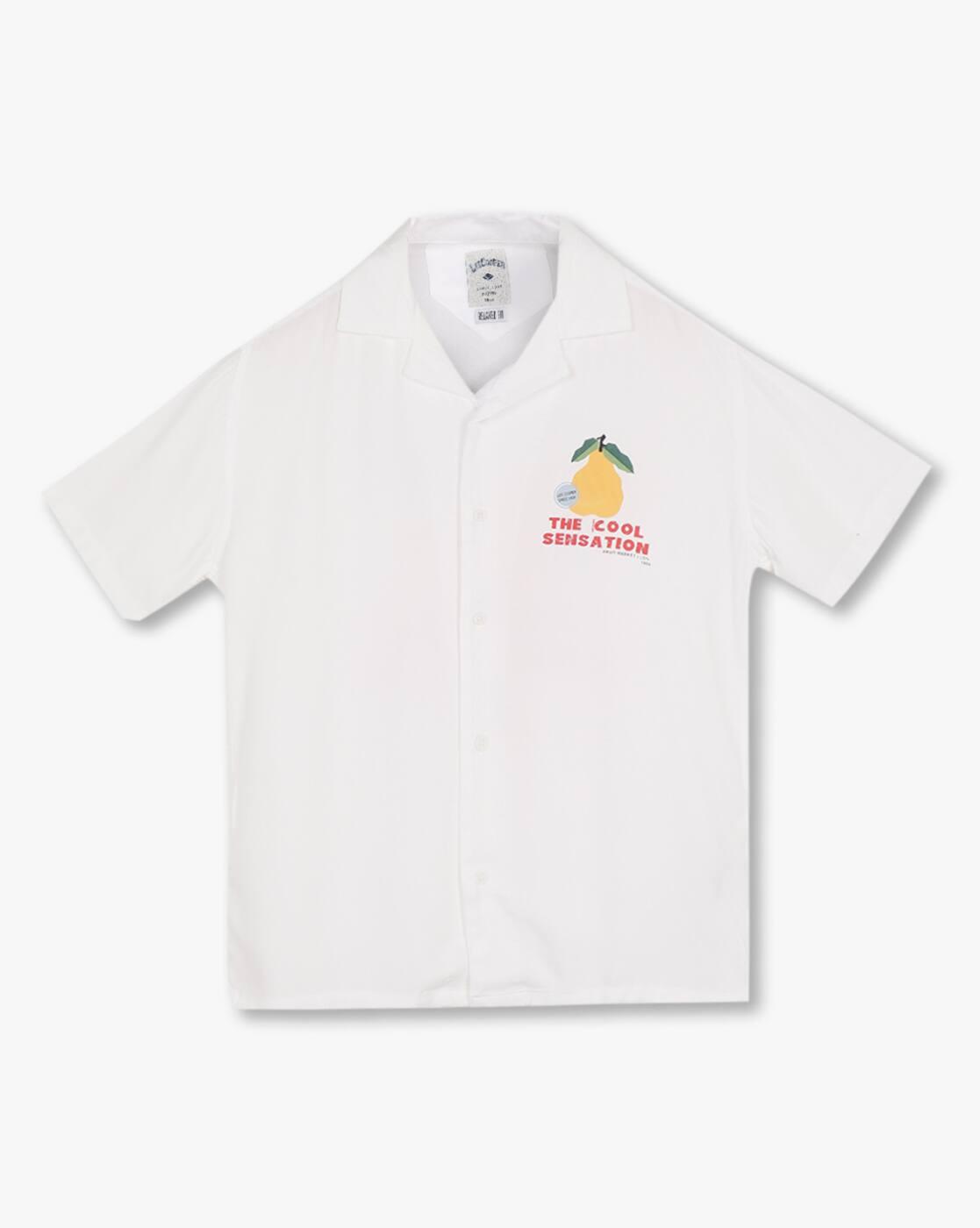Lee Cooper | Boys Graphic Print Relaxed Fit Shirt|0