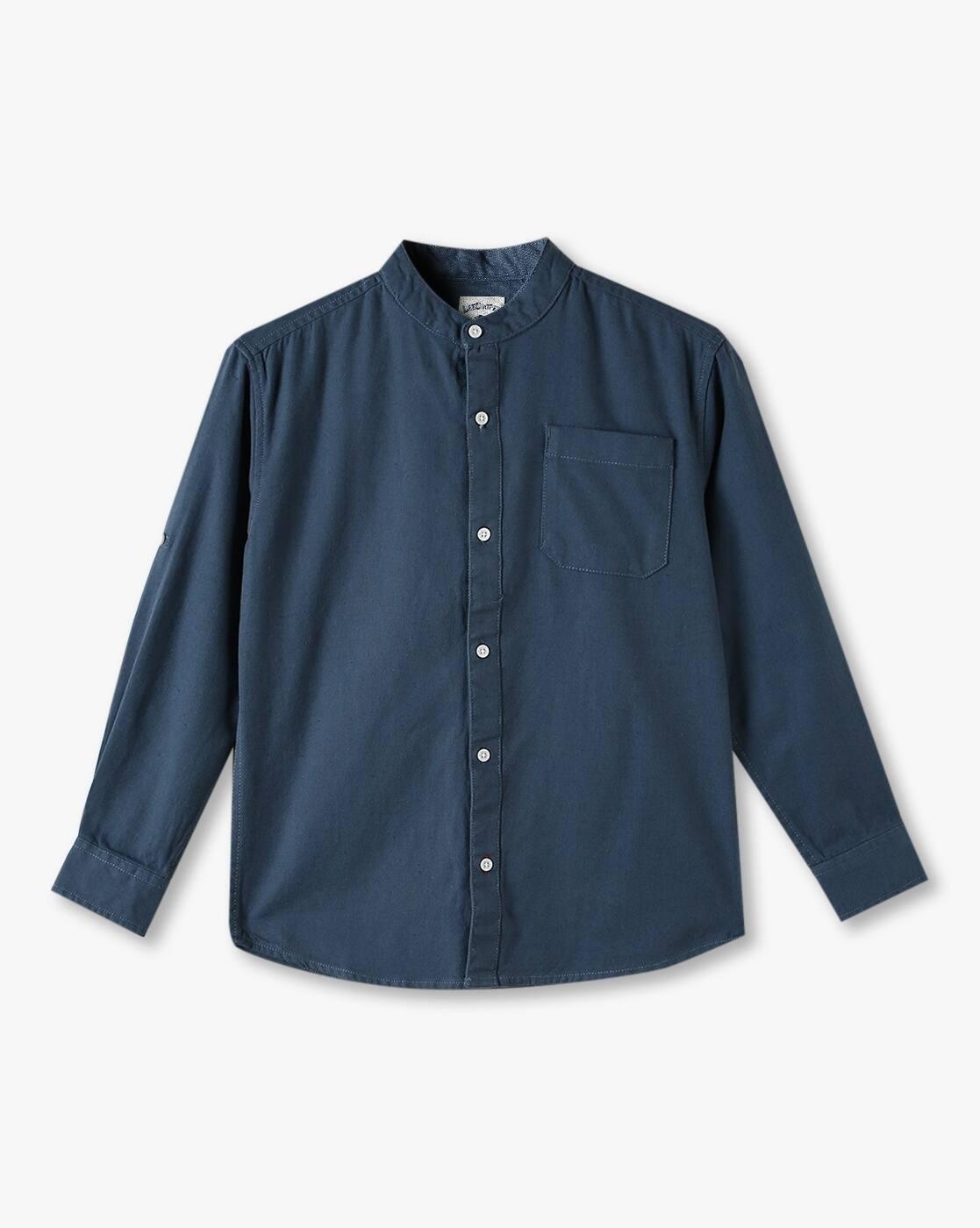Lee Cooper | Boys Relaxed Fit Shirt with Patch Pocket|1