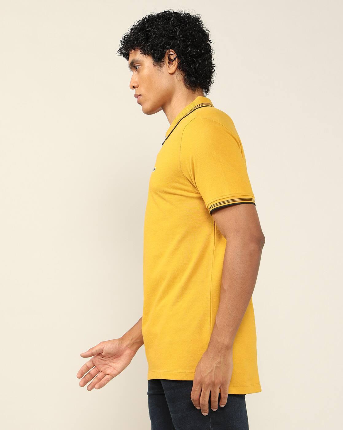 Lee Cooper | Men Regular Fit Cotton Polo T-Shirt|1