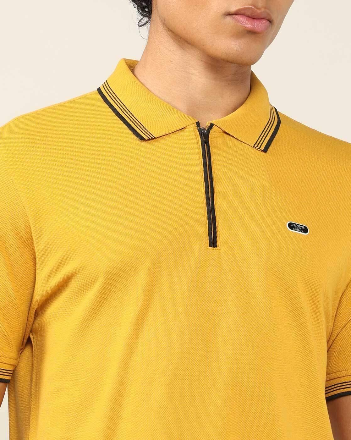 Lee Cooper | Men Regular Fit Cotton Polo T-Shirt|4