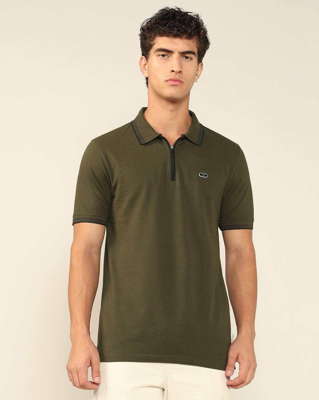 Lee Cooper | Men Regular Fit Cotton Polo T-Shirt|2