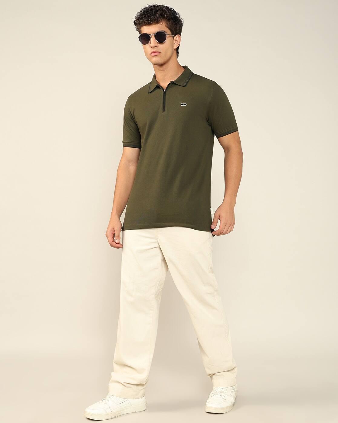 Lee Cooper | Men Regular Fit Cotton Polo T-Shirt|3