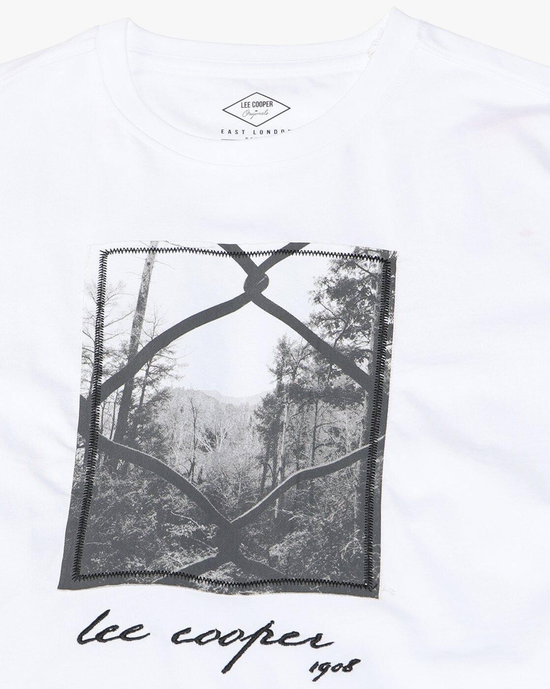 Lee Cooper | Men Graphic Print Regular Fit Crew-Neck T-Shirt|6