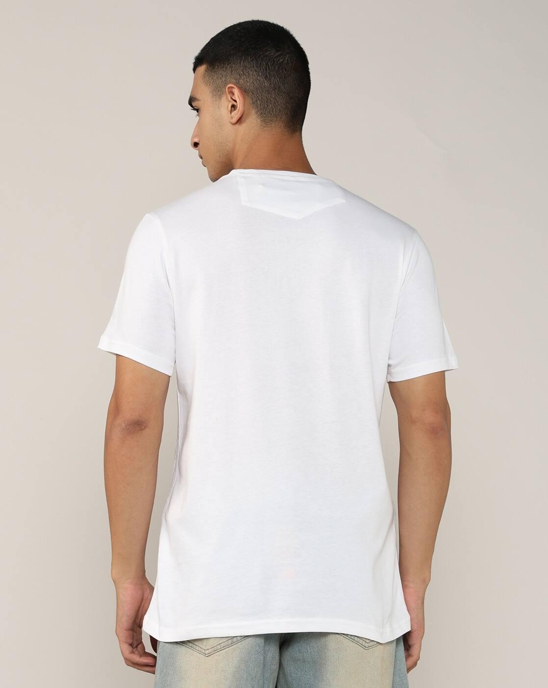 Lee Cooper | Men Graphic Print Regular Fit Crew-Neck T-Shirt|2