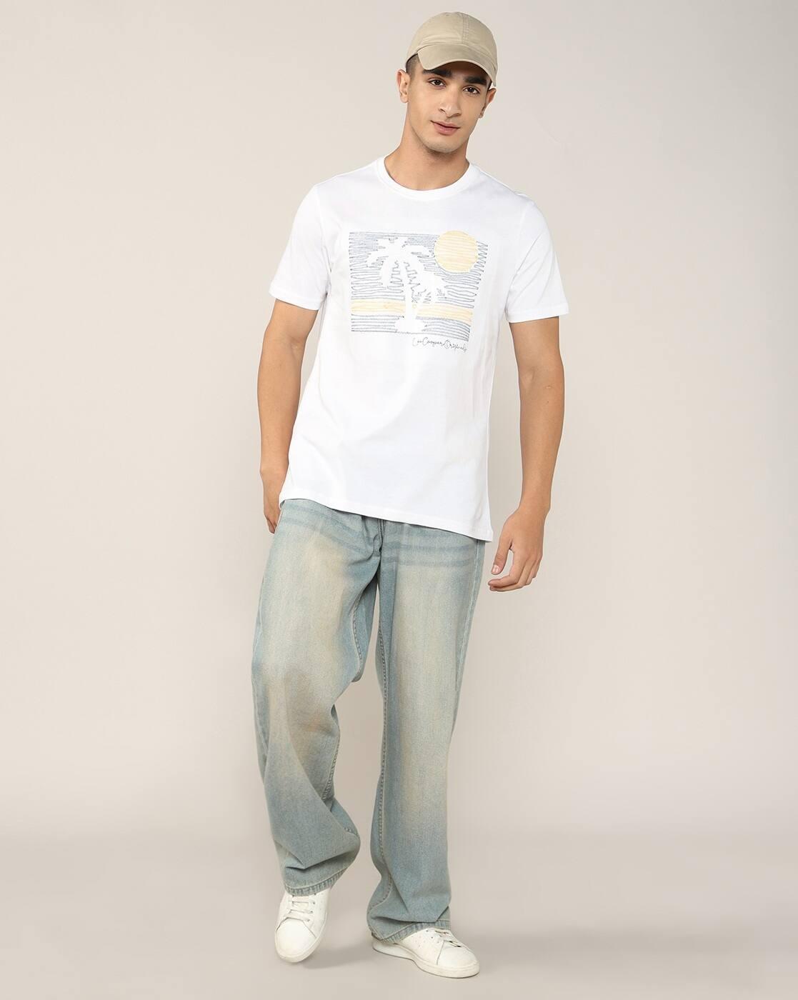 Lee Cooper | Men Graphic Print Regular Fit Crew-Neck T-Shirt|3