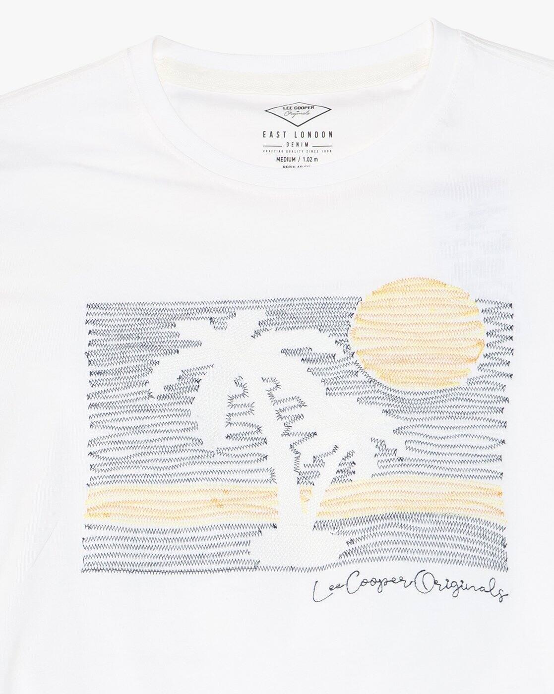 Lee Cooper | Men Graphic Print Regular Fit Crew-Neck T-Shirt|6