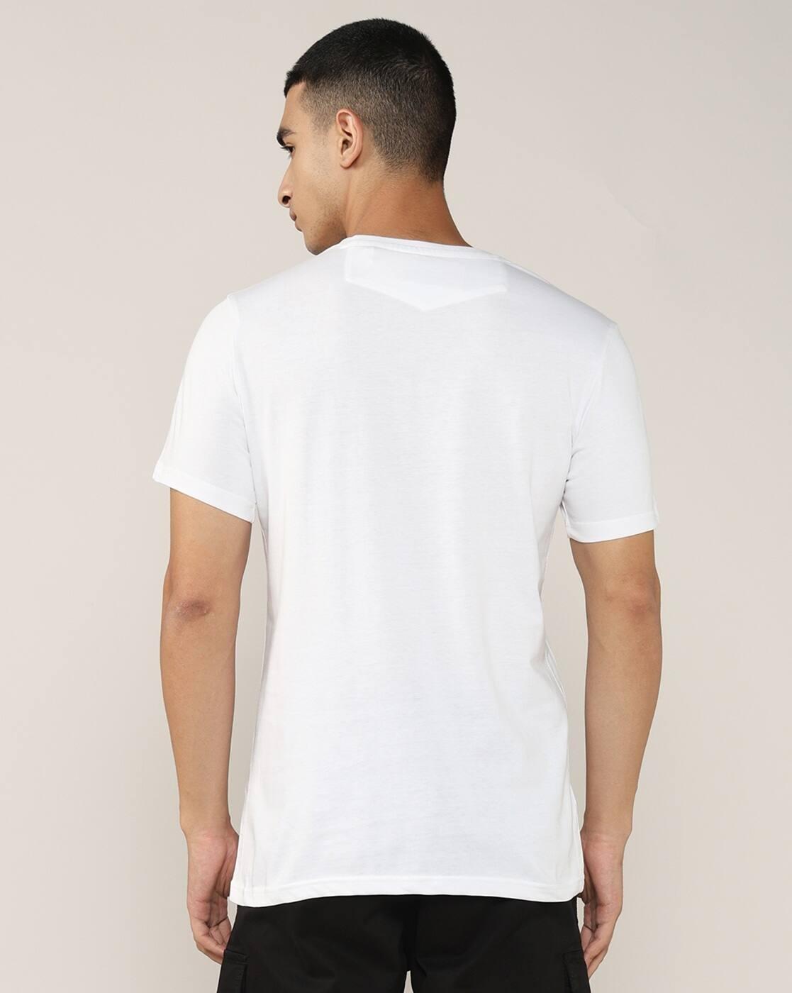 Lee Cooper | Men Tropical Print Regular Fit Crew-Neck T-Shirt|2