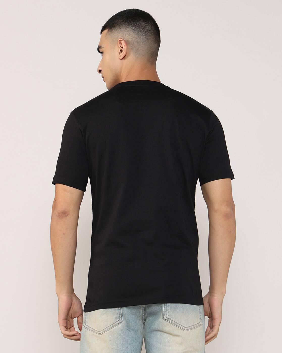 Lee Cooper | Men Typographic Print Regular Fit Crew-Neck T-Shirt|2