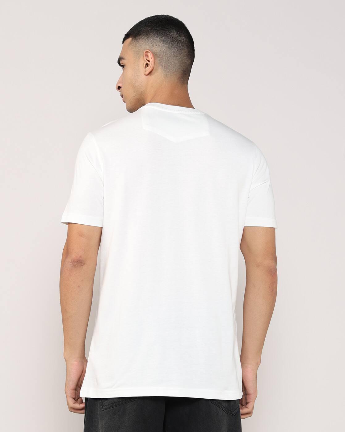 Lee Cooper | Men Typographic Print Regular Fit Crew-Neck T-Shirt|2