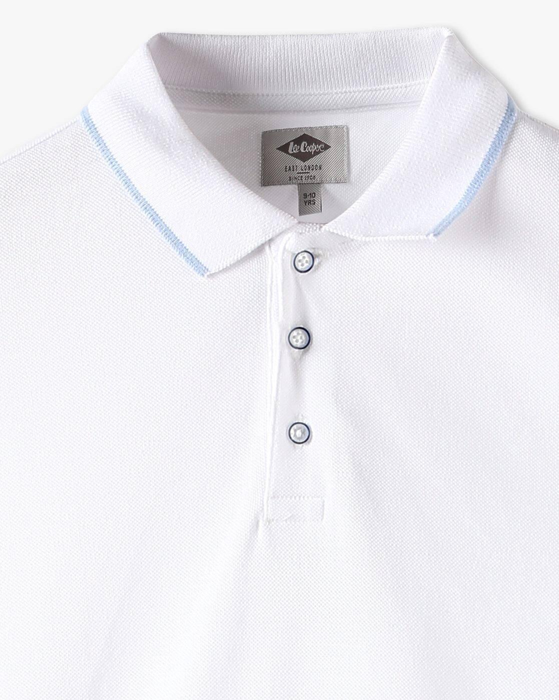 Lee Cooper | Boys Regular Fit Cotton Polo T-Shirt|2