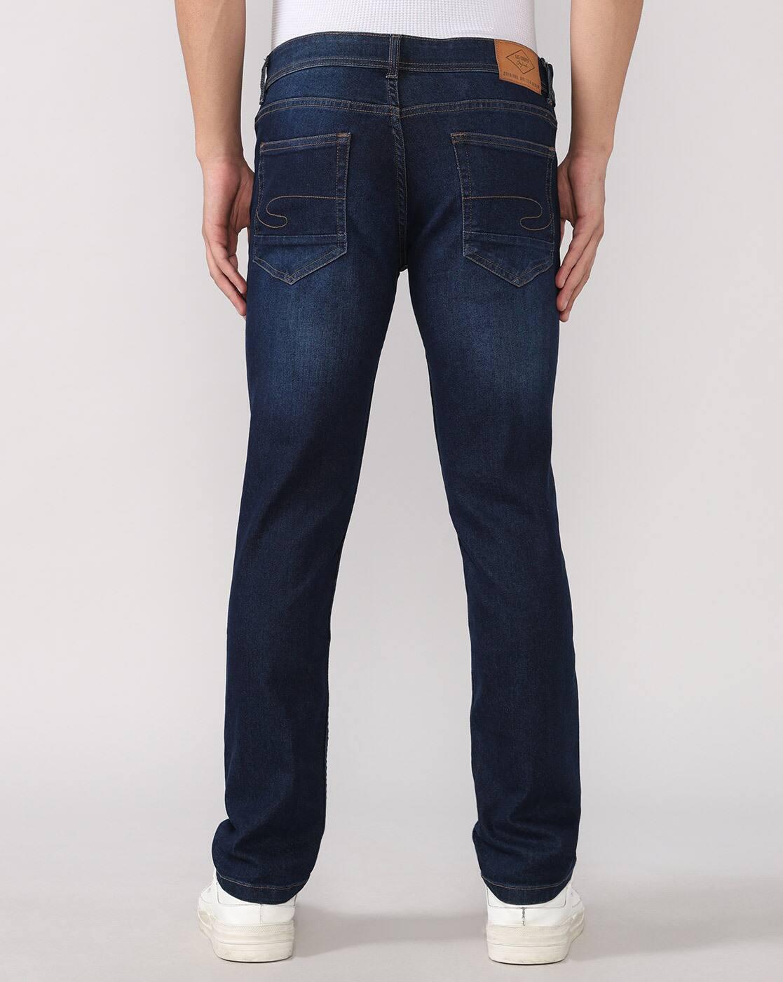 Lee Cooper | Men Lightly Washed Slim Fit Jeans|2