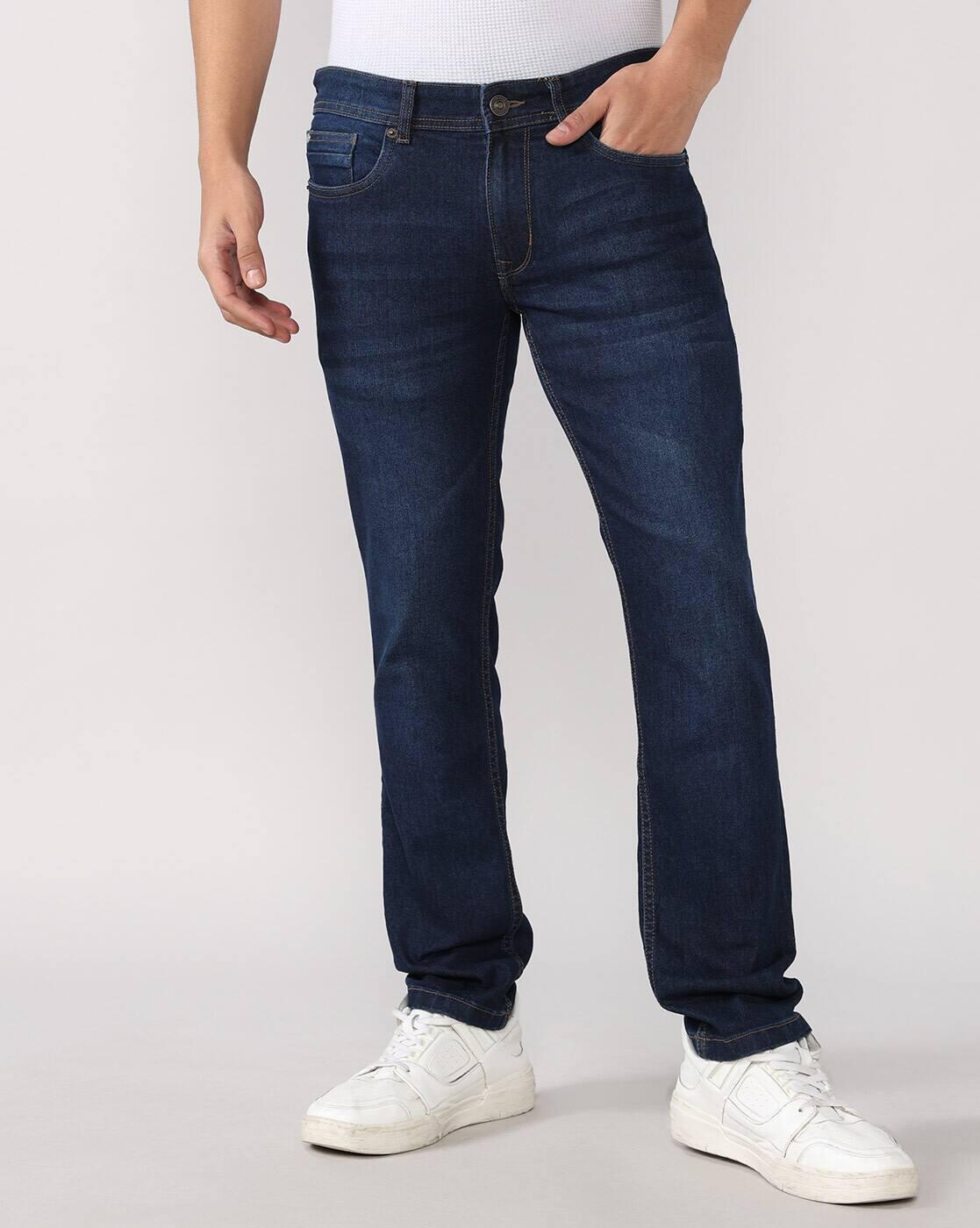 Lee Cooper | Men Lightly Washed Slim Fit Jeans|3