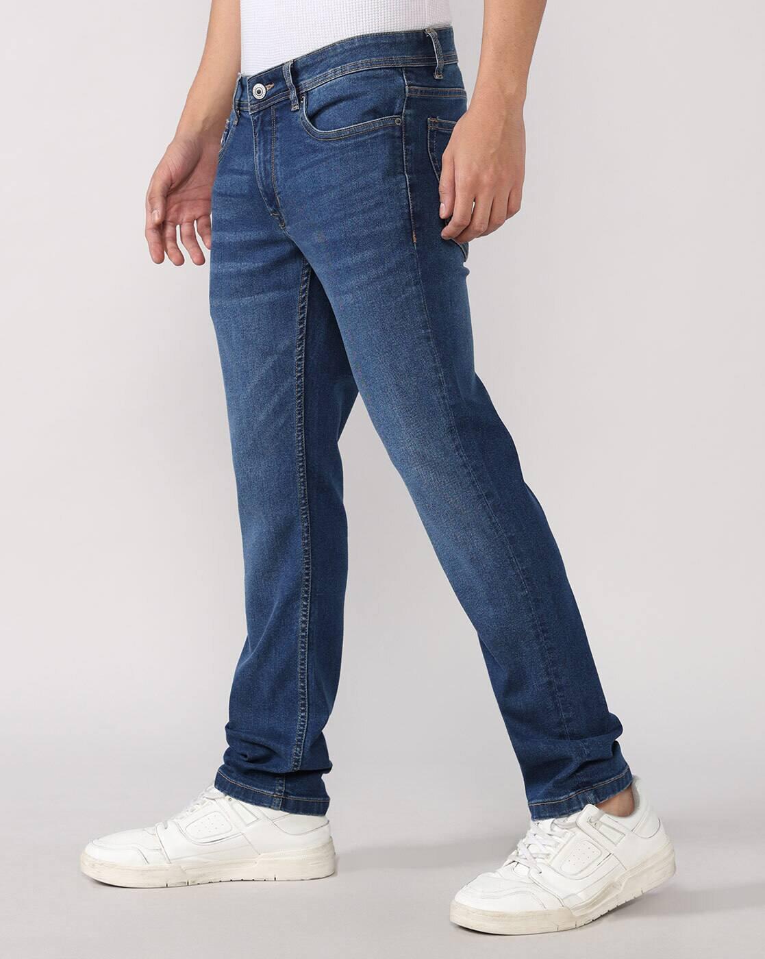 Lee Cooper | Men Lightly Washed Slim Fit Jeans|1