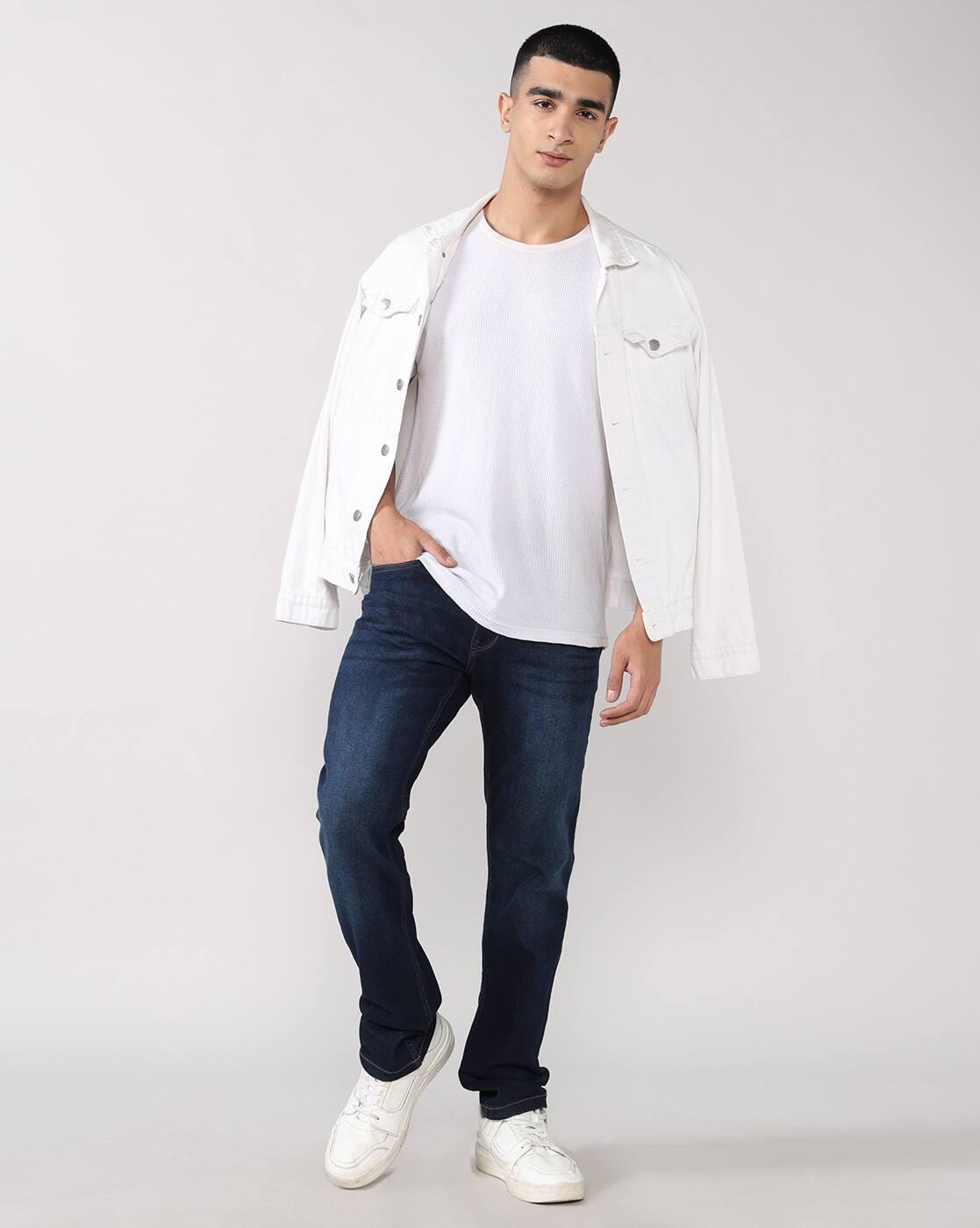 Lee Cooper | Men Lightly Washed Slim Fit Jeans|0