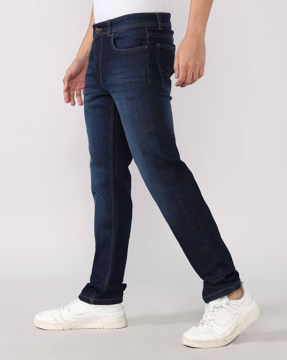 Lee Cooper | Men Lightly Washed Slim Fit Jeans|1