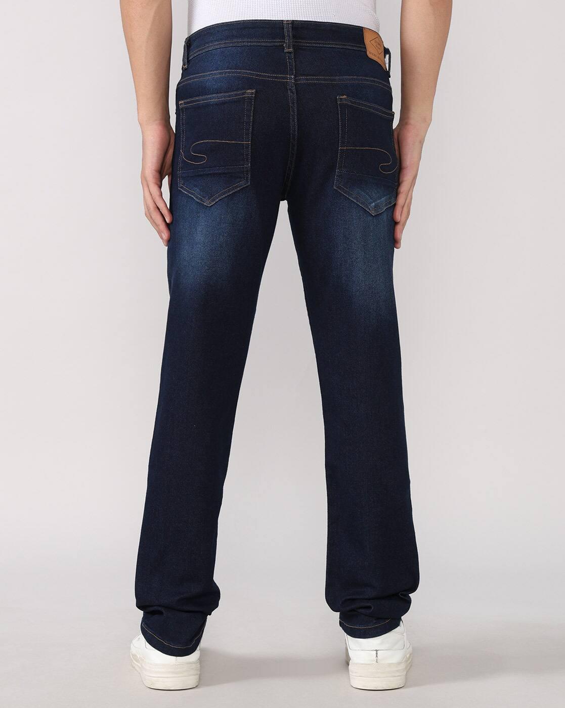 Lee Cooper | Men Lightly Washed Slim Fit Jeans|2