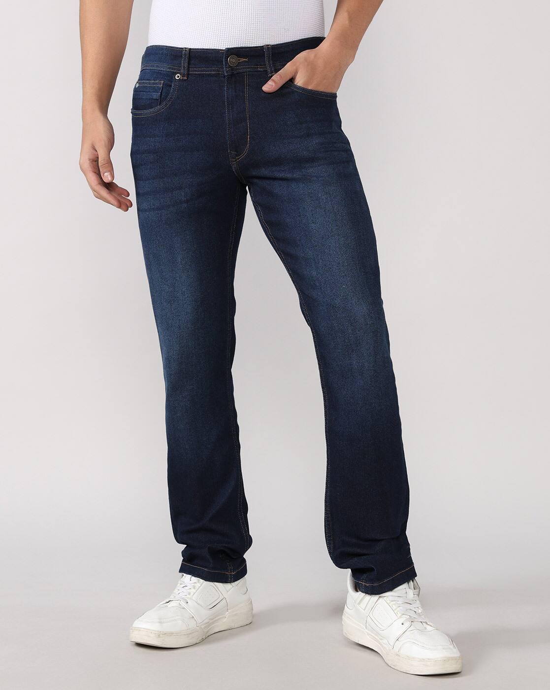 Lee Cooper | Men Lightly Washed Slim Fit Jeans|3