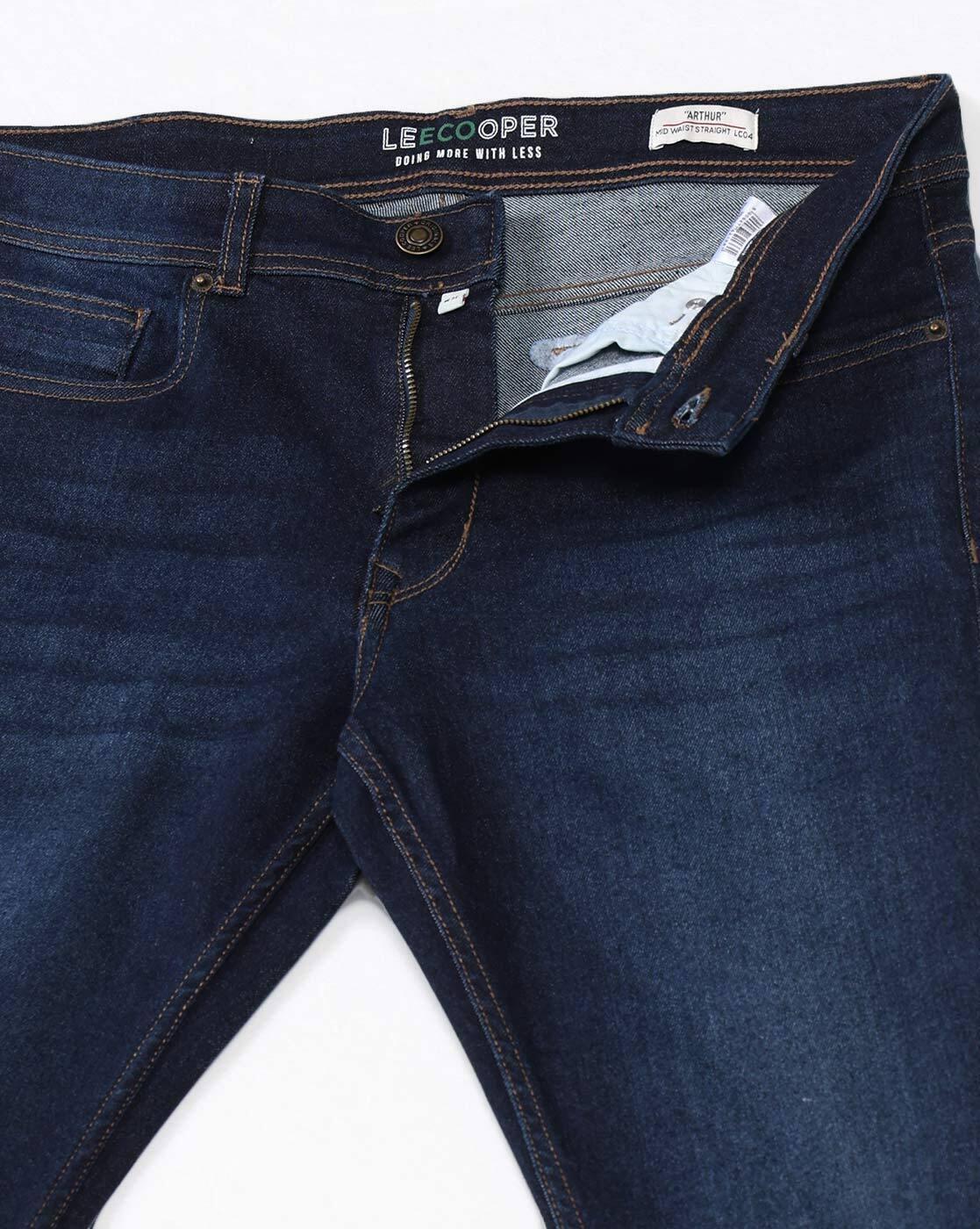 Lee Cooper | Men Lightly Washed Slim Fit Jeans|5