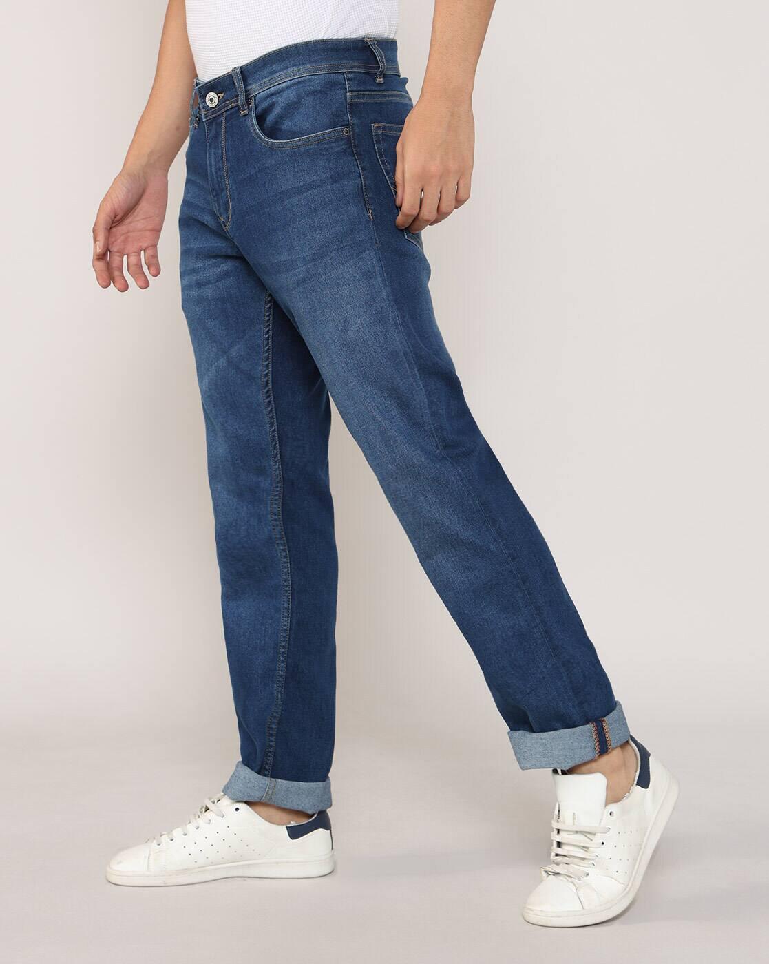 Lee Cooper | Men Lightly Washed Slim Fit Jeans|1