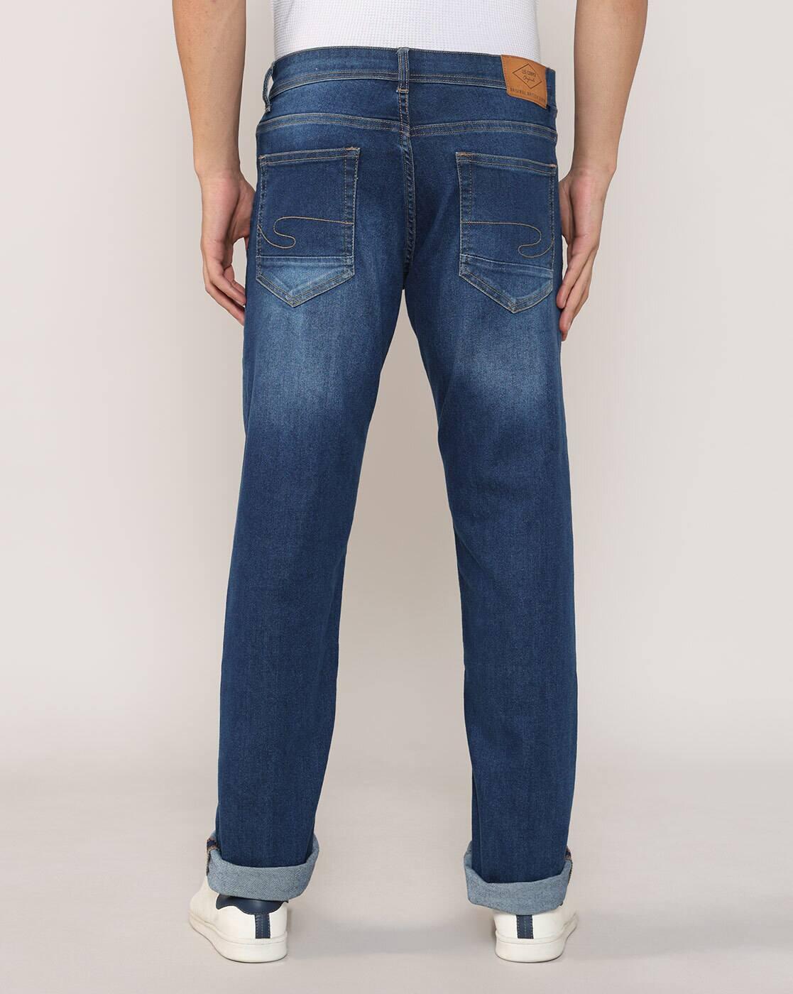 Lee Cooper | Men Lightly Washed Slim Fit Jeans|2